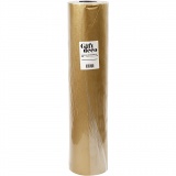 Geschenkpapier , B 50 cm, 60 g, Gold, 100 m/ 1 Rolle