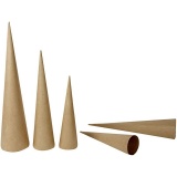 Kegelset, H 30-40-50 cm, D 8-9-11,5 cm, 3 Stk/ 1 Pck