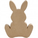 Osterhase, H 18 cm, T 2,5 cm, 1 Stk