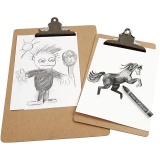 Clipboard, A4, Größe 23x34x0,3 cm, 1 Stk
