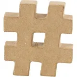 Zeichen, #, H 10 cm, Dicke 1,7 cm, 1 Stk