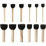 Schwammstempel, L 9-10 cm, D 13+20+25+35 mm, 12 Stk/ 1 Pck