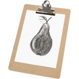 Clipboard, A5, Größe 19x27x0,3 cm, 1 Stk