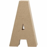 Buchstaben, A, H 20,5 cm, B 11,8 cm, Dicke 2,5 cm, 1 Stk