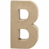 Buchstabe, B, H 20,5 cm, B 11,5 cm, Dicke 2,5 cm, 1 Stk