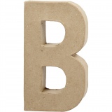 Buchstaben, B, H 20,5 cm, B 11,5 cm, Dicke 2,5 cm, 1 Stk