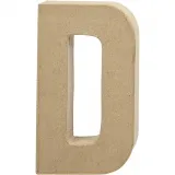 Buchstabe, D, H 20,2 cm, B 11,5 cm, Dicke 2,5 cm, 1 Stk
