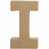Buchstabe, I, H 19,9 cm, B 11,2 cm, Dicke 2,6 cm, 1 Stk