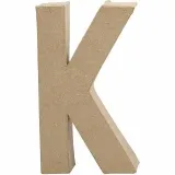 Buchstabe, K, H 20,3 cm, B 11,5 cm, Dicke 2,5 cm, 1 Stk