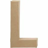 Buchstabe, L, H 20,3 cm, B 11,4 cm, Dicke 2,5 cm, 1 Stk