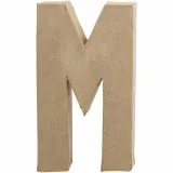 Buchstabe, M, H 20,5 cm, B 12 cm, Dicke 2,5 cm, 1 Stk