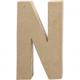 Buchstaben, N, H 20,2 cm, B 11,5 cm, Dicke 2,5 cm, 1 Stk