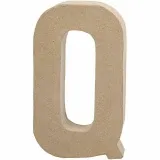Buchstabe, Q, H 20,3 cm, B 11,5 cm, Dicke 2,5 cm, 1 Stk
