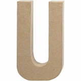 Buchstaben, U, H 20,5 cm, B 11,5 cm, Dicke 2,5 cm, 1 Stk
