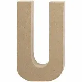 Buchstabe, U, H 20,5 cm, B 11,5 cm, Dicke 2,5 cm, 1 Stk
