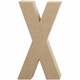 Buchstaben, X, H 20,2 cm, B 10,5 cm, Dicke 2,5 cm, 1 Stk