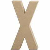Buchstabe, X, H 20,2 cm, B 10,5 cm, Dicke 2,5 cm, 1 Stk