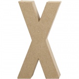 Buchstaben, X, H 20,2 cm, B 10,5 cm, Dicke 2,5 cm, 1 Stk
