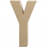 Buchstaben, Y, H 20 cm, B 11,5 cm, Dicke 2,5 cm, 1 Stk