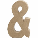 Zeichen, &, H 19,9 cm, B 11,5 cm, Dicke 2,5 cm, 1 Stk