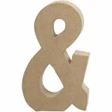 Zeichen, &, H 19,9 cm, B 11,5 cm, Dicke 2,5 cm, 1 Stk