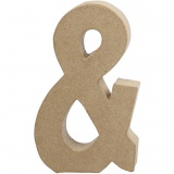 Zeichen, &, H 19,9 cm, B 11,5 cm, Dicke 2,5 cm, 1 Stk