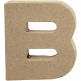 Buchstabe, B, H 10 cm, B 9 cm, Dicke 1,7 cm, 1 Stk