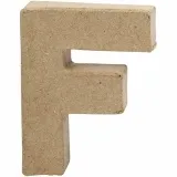 Buchstabe, F, H 10 cm, B 7,6 cm, Dicke 1,7 cm, 1 Stk