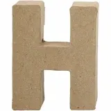Buchstabe, H, H 10 cm, B 7,6 cm, Dicke 1,7 cm, 1 Stk