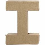Buchstaben, I, H 10 cm, B 7,5 cm, Dicke 1,7 cm, 1 Stk