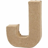 Buchstaben, J, H 10 cm, B 8 cm, Dicke 1,7 cm, 1 Stk