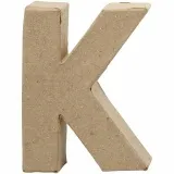 Buchstabe, K, H 10 cm, B 7,7 cm, Dicke 1,7 cm, 1 Stk