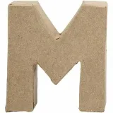 Buchstabe, M, H 10 cm, B 9 cm, Dicke 1,7 cm, 1 Stk