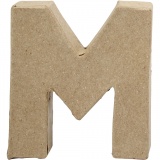 Buchstaben, M, H 10 cm, B 9 cm, Dicke 1,7 cm, 1 Stk