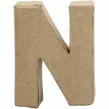 Buchstabe, N, H 10 cm, B 7,8 cm, Dicke 2 cm, 1 Stk