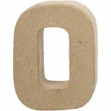 Buchstabe, O, H 10 cm, B 7,8 cm, Dicke 1,7 cm, 1 Stk