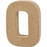 Buchstaben, O, H 10 cm, B 7,8 cm, Dicke 1,7 cm, 1 Stk