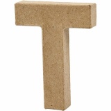 Buchstaben, T, H 10 cm, B 7,8 cm, Dicke 1,7 cm, 1 Stk