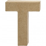 Buchstaben, T, H 10 cm, B 7,8 cm, Dicke 1,7 cm, 1 Stk