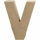 Buchstabe, V, H 10 cm, B 8 cm, Dicke 1,7 cm, 1 Stk
