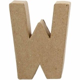 Buchstaben, W, H 10 cm, B 8,3 cm, Dicke 1,7 cm, 1 Stk