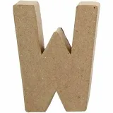 Buchstabe, W, H 10 cm, B 8,3 cm, Dicke 1,7 cm, 1 Stk