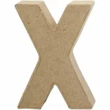 Buchstabe, X, H 10 cm, B 7,6 cm, Dicke 1,7 cm, 1 Stk