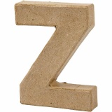 Buchstaben, Z, H 10 cm, B 7,5 cm, Dicke 1,7 cm, 1 Stk