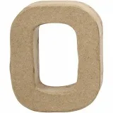 Zahl, 0, H 10 cm, B 8 cm, Dicke 2 cm, 1 Stk