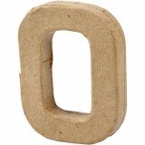 Zahl, 0, H 10 cm, B 8 cm, Dicke 2 cm, 1 Stk