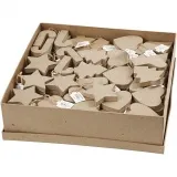 Anhänger für Weihnachten, H 7-8 cm, 174 Stk/ 1 Pck