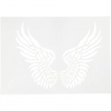 Schablone, Flügel, A4, Blatt 210x297 mm, 1 Stk