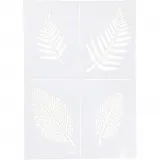 Schablone, Blätter, A4, Blatt 210x297 mm, 1 Stk