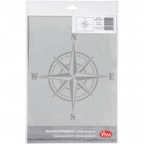 Schablone, Kompass, A4, Blatt 210x297 mm, 1 Stk